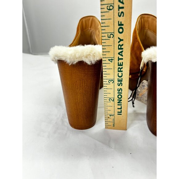 Mudd women's size 11 fur lined mule Clogs and 4" heels. NWT - Picture 6 of 8